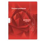 Cahier Travaux Pratiques piqué 7000 24x32 cm 96 pages grands carreaux 70 g + uni 90 g - Assortis