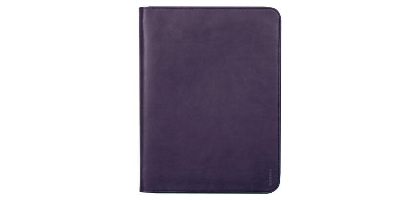 Rhodiarama grand conférencier pour bloc ou carnet format A4 - Aubergine - Violet