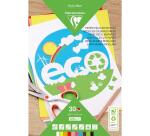 PAPIER COULEUR RECYCLÉ, Bloc de 30 feuilles 120g/m2 au format 29,7x42cm - Assortiment