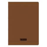 Cahier piqué 8000 POLYPRO A4 192 pages grands carreaux 90 g - Marron