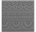 Cernit plaque de texture Geometrics - Gris