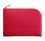 Rhodiarama pochette zippée en simili cuir - taille M (16x22 cm) - Framboise