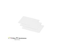 Paquet de 25 cartes simples Pollen 70x95mm 210g/m² - Blanc