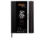 Rhodia Touch - Carb'on Book - brochure rembordé rigide A4 portrait 112p uni papier Carb'on NOIR 120g - Noir