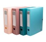 Boîte de classement à pression dos 100mm PP recyclé Skandi - Couleurs assorties