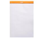 dotPad - bloc agrafé Rhodia N°19 21x31,8 cm dot 80 feuillets 80g - Orange