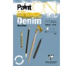PaintON Bleu Denim bloc collé 15F A4 250g - Denim