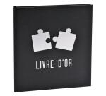 Livre d'or 140 pages 21x19cm PUZZLE - Visuels assortis