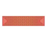 Echarpe 100% soie - 180x43cm Triangles - Blanc