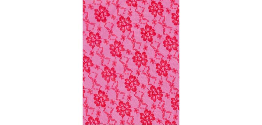 * Pochette 3 Feuilles Identiques Ref 601 - Rose