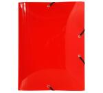 Chemise à élastique 3 rabats Polypropylène 5/10e Crystal Colours - A4 - Couleurs assorties