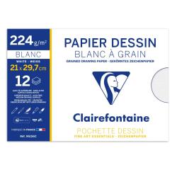 Dessin à Grain pochette 12F A4 224g
