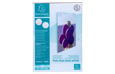 Fundas de pared - Vertical - A4 - 210x5x299 mm - Cristal