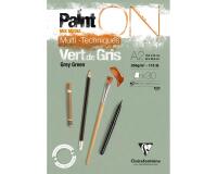 PaintON Vert de Gris bloc collé 30F A2 250g - Vert de gris