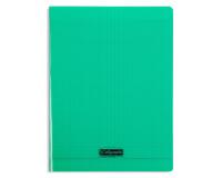 Cahier piqué 8000 POLYPRO 24x32 cm 96 pages grands carreaux 90 g - Vert