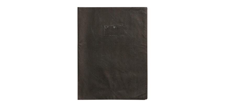 Protège-cahiers grain cuir PVC 22/100ème A4