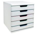 ModuloA4+5 drawers Autentik - Assorted colours