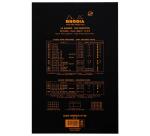 Bloc agrafé No. 20, format A4+, quadrillé 5x5