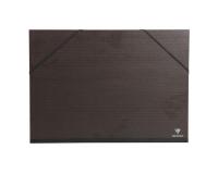 Carton à dessin Kraft à élastiques 37x52cm - Noir