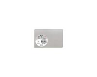 Paquet de 25 cartes simples Pollen 82x128mm 210g/m2 - Argent