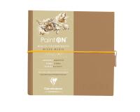 PaintON Naturel carnet cousu 32F 19x19cm 250g - Beige