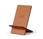 Rhodiarama support pour téléphone mobile simili cuir italien 13x8x8,5 cm - Cuivre