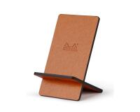 Rhodiarama support pour téléphone mobile simili cuir italien 13x8x8,5 cm - Cuivre