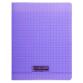 Cahier piqué 8000 POLYPRO 17x22 cm 192 pages grands carreaux 90 g - Violet