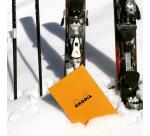 Bloc agrafé Rhodia N°16 14,8x21 cm 80 feuillets ligné avec marge 80g - Orange