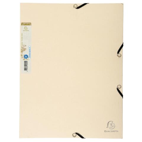 Carpetas con gomas 3 solapas A4 Forever® 380 g/m2 Exacompta - Arena