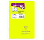 Carnet piqué Koverbook Neon 11x17cm 96 pages petits carreaux couverture polypropylène opaque - Assortis