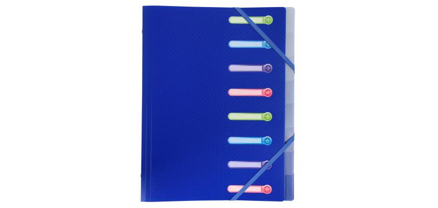 Trieur polypropylène 3 rabats 8 compartiments OPAK