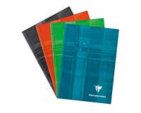 Carnet brochure rembordée rigide A6 192 pages petits carreaux Couleur aléatoire - Assortis