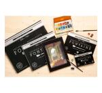 Fontaine Noir album spiralé 12F 12x18cm 300g grain fin