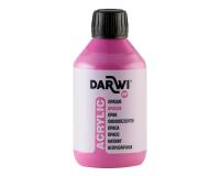 Darwi Flacon de 250 ml de Peinture Acrylique Universelle Opaque - Rose