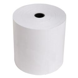 Rollen voor kastickets 80x72mm - 76m - 1 laags thermisch papier 48g/m2. - Wit