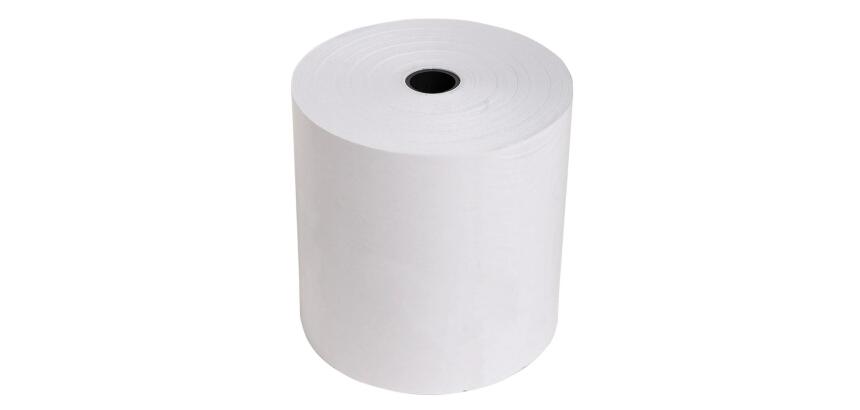 Exacompta Ref: 43807E - 80 x 72mm, 48gsm Thermal Paper Receipt Till Rolls, For Cash Registers, Tills, EPOS, POS Terminal Card Payments, 76m, White, Pack of 5 - White