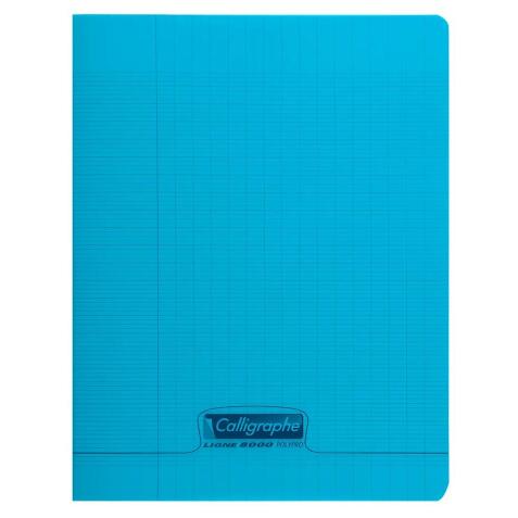 Cahier piqué 8000 POLYPRO 17x22 cm 60 pages grands carreaux 90 g