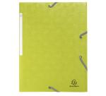 Chemise à élastique 3 rabats polypropylène recyclé Pop'N Co - Couleurs assorties