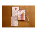 Terracotta, Carnet cousu fil A5 14,8x21 cm, 64 pages, ligné, ass.