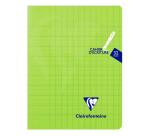 Cahier piqué Mimesys 17x22cm 32 pages double ligne 3mm + interligne verticale + marge Couleur aléatoire - Assortis