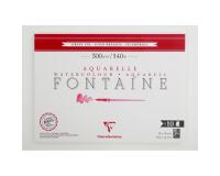 Fontaine bloc collé 1 côté 10F 26x36cm 300g grain fin