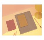 Agenda de poche Eurotime 18S Spiralé Baby Croco 15 x 17 cm Semainier Janvier à Décembre 2026 - Couleurs assorties