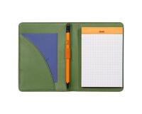 Rhodiarama livret porte-bloc N°12 pour bloc ou carnet format B7 - Sauge