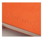 Rhodia Goalbook Softcover Notebook - 5x5 - 120 Sheets - 90gsm - Tangerine