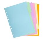 Separadores Cartulina reciclada pastel 3/10º - 170g/m 2 - Colores surtidos