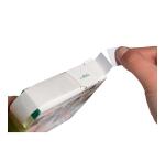 Etuis de 600 autocollants double face - Blanc