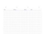 Bloc écriture à l'italienne 8000 CARTE A4 160 pages DL 3 mm IV 90 g - Vert