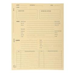 Paquet de 25 dossiers de procédure carte lustrée 25x32cm