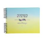 Album à spirales photo de classe 50 pages 32x22cm Candy Blue - Visuel